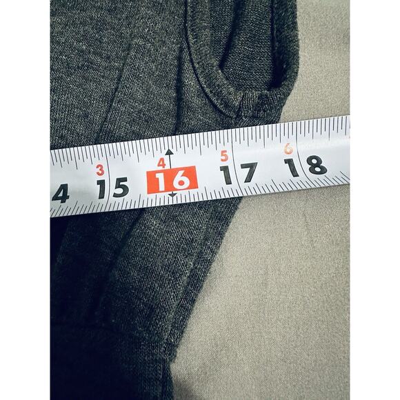 vintage y2k Body Central Dark gray Cap Sleeves grunge boho babydoll dress M - Picture 6 of 8